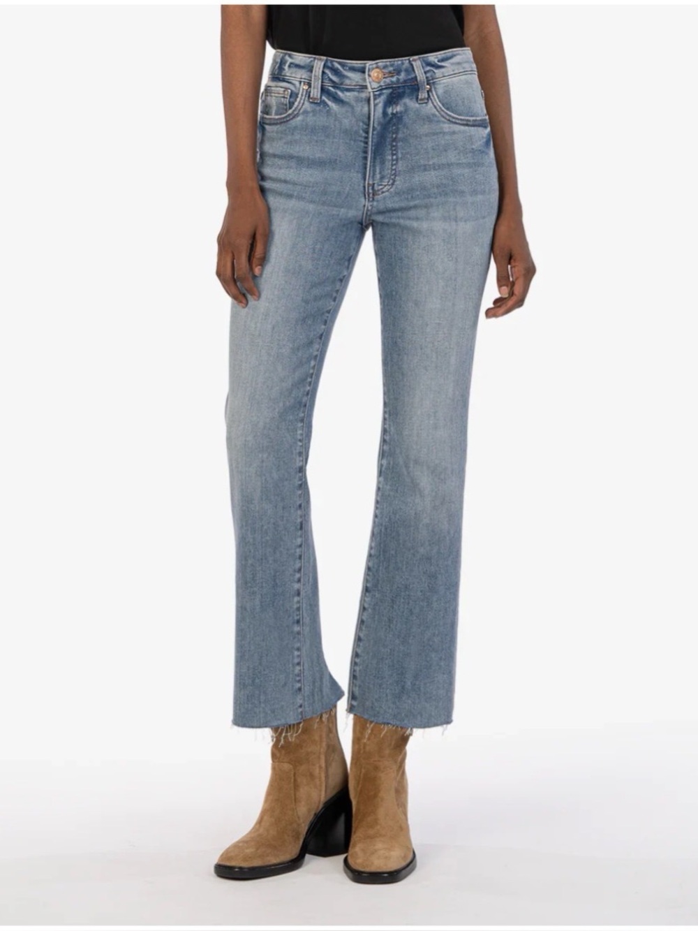 Rag & Bone Womenโs Sz 29 High Rise Flare Jeans Nina Ankle Stretch Denim